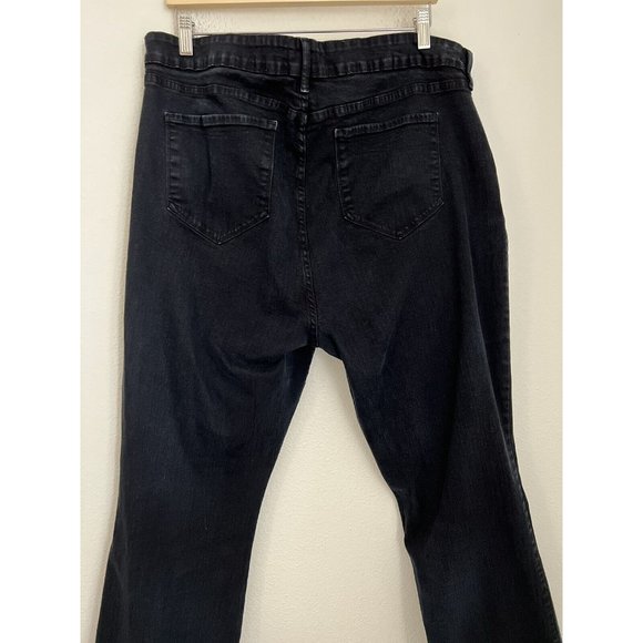 NYDJ Bootcut Women's size 20W Dark Blue Denim Jeans Stretch Lift Tuck Technology - Picture 3 of 8